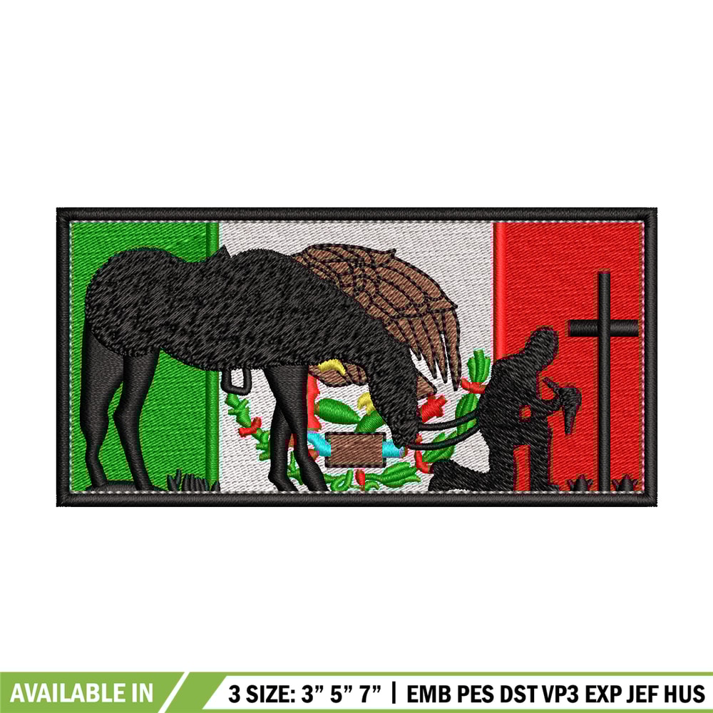 Mexico flah embroidery design, Mexico Flah embroidery, logo design, Embroidery file, logo shirt, Instant download..jpg