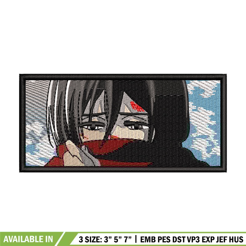 Mikasa eyes embroidery design, Aot embroidery, Anime design, Embroidery shirt, Embroidery file, Digital download.jpg