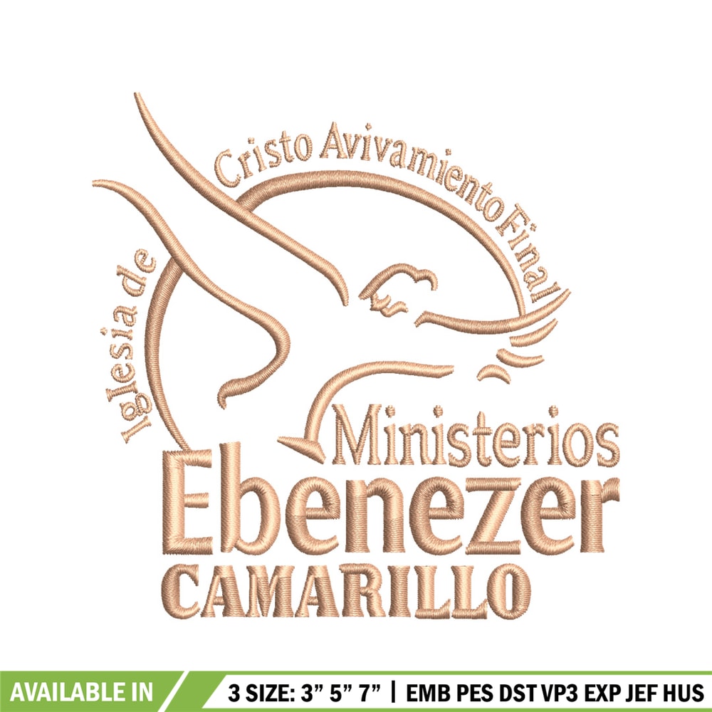 Ministerios Ebeneze embroidery design, Ministerios Ebeneze embroidery, logo design, embroidery file, Digital download..jpg