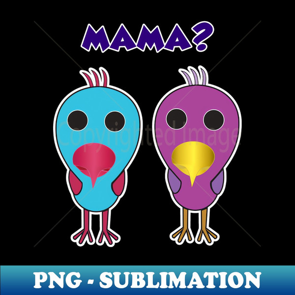 Baby Opila Birds - Adorable PNG Sublimation Download - Find - Inspire Uplift