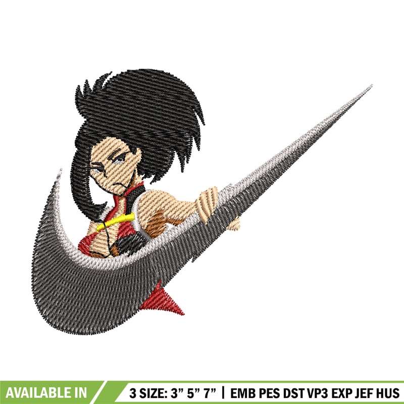Momo swoosh embroidery design, My hero academia embroidery, Nike design, anime design, anime shirt, Digital download.jpg