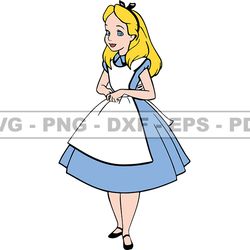 Alice in Wonderland Svg, Alice Svg, Cartoon Customs Svg, Incledes Png DSD & AI Files Great For DTF, DTG 15