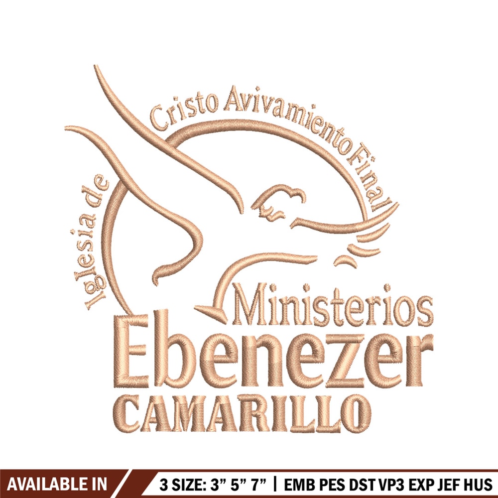 Ministerios Ebeneze embroidery design, Ministerios Ebeneze embroidery, logo design, embroidery file, Digital download..jpg