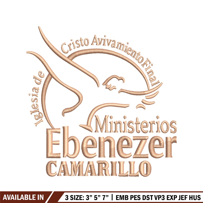 Ministerios Ebeneze embroidery design, Ministerios Ebeneze embroidery, logo design, embroidery file, Digital download..jpg