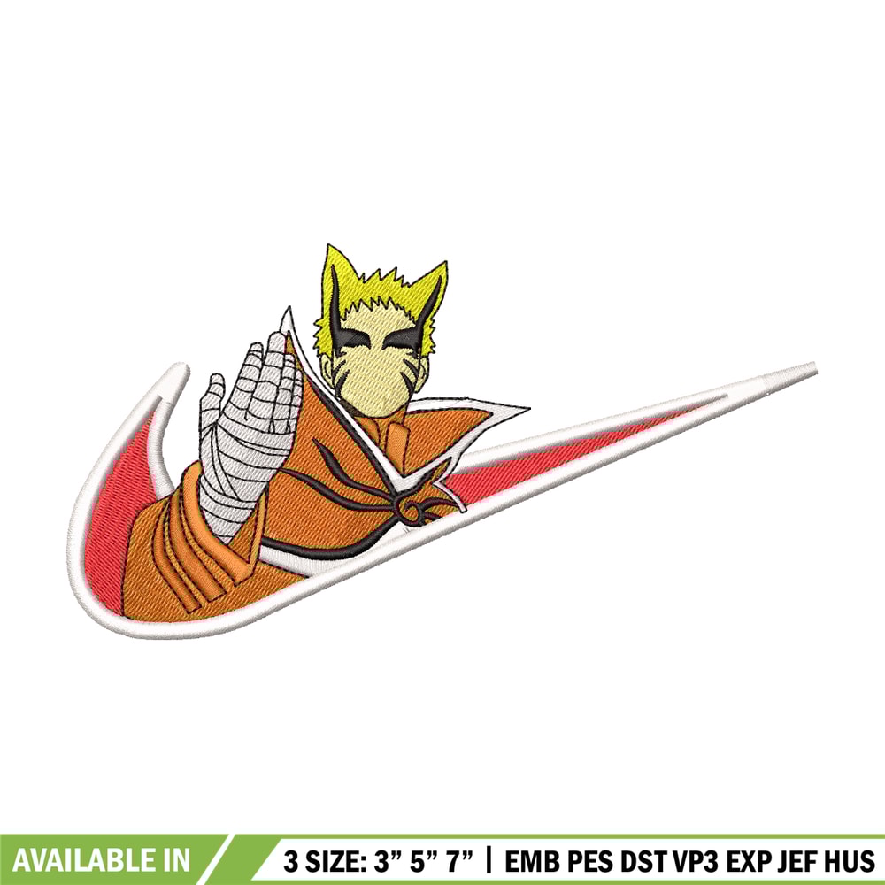 Naruto Nike embroidery design, Naruto anime embroidery, Nike design, anime design, anime shirt, Digital download.jpg