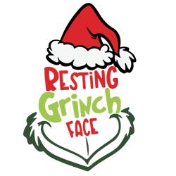 resting grinch face svg, the grinch svg, grinch christmas svg, grinch face svg digital download