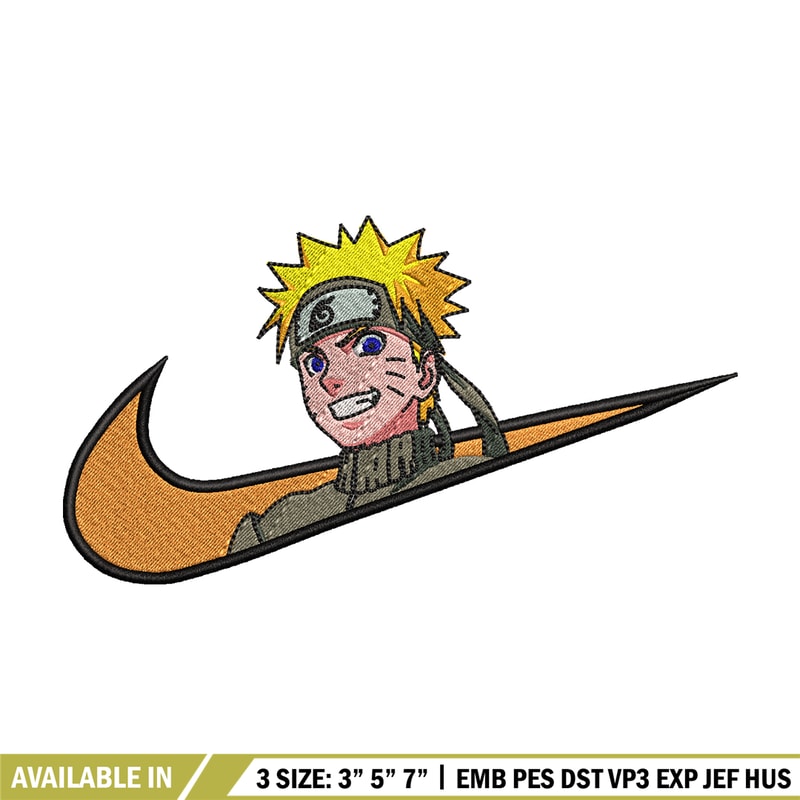 Naruto smile Nike Nike embroidery design, Naruto embroidery, Nike design, anime design, anime shirt, Digital download.jpg