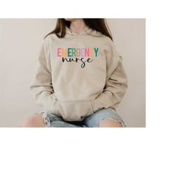 emergency nurse sweatshirt, nurse hoodie, nurse gift tee, emergency department shirt, cute nurse shirt, helpful nurse sh