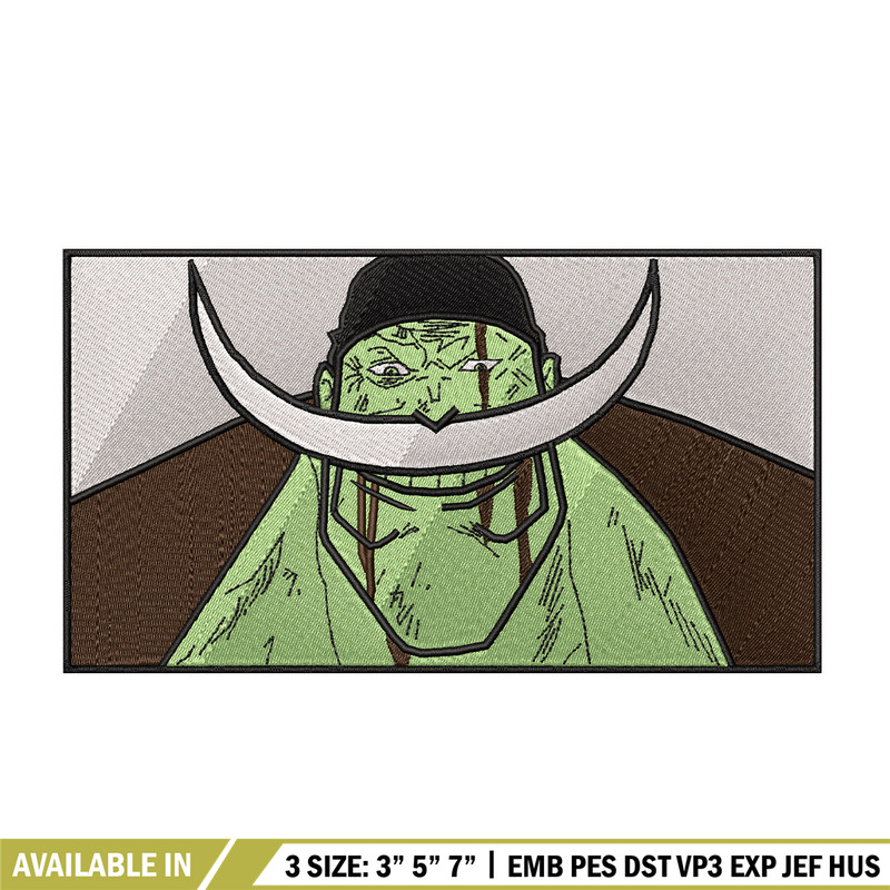 Newgate box embroidery design, One piece embroidery, Anime design, Embroidery shirt, Embroidery file, Digital download.jpg