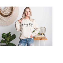 halloween sweatshirt, dancing skeleton halloween, retro halloween hoodie, witch shirt, retro fall shirt, fall hoodie, sk