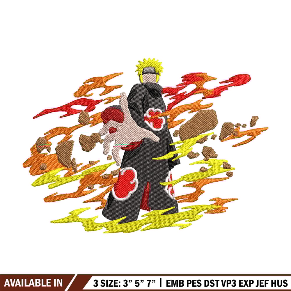 Naruto fire embroidery design, Naruto embroidery, embroidery file, anime design, anime shirt, Digital download.jpg