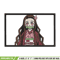 Nezuko rectangle embroidery design, Neuzko embroidery, Anime design, Embroidery shirt, Embroidery file, Digital download.jpg