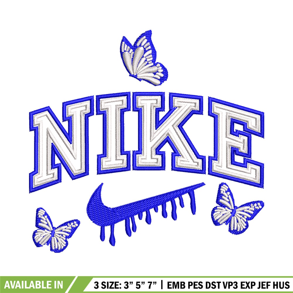 Nike butterfly embroidery design, Butterfly embroidery, Nike design,Embroidery file,Embroidery shirt,Digital download.jpg
