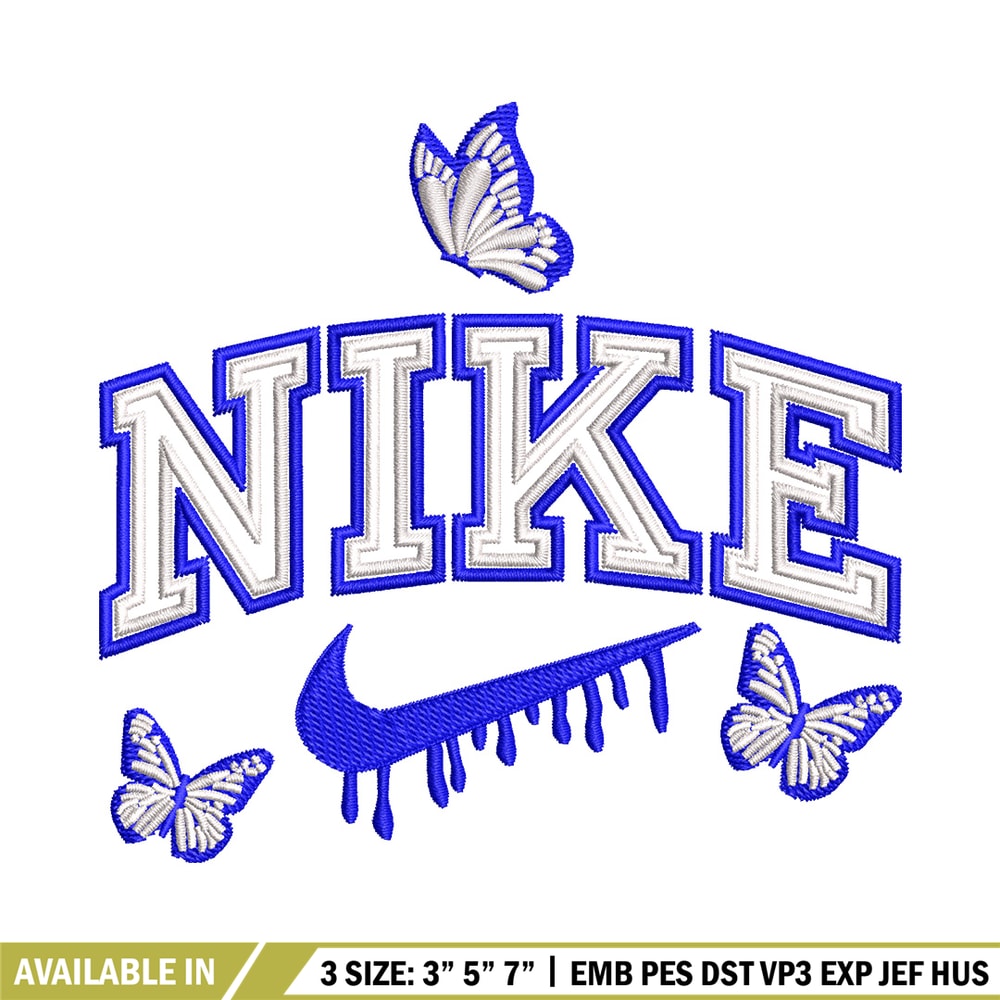 Nike butterfly embroidery design, Butterfly embroidery, Nike design,Embroidery file,Embroidery shirt,Digital download.jpg