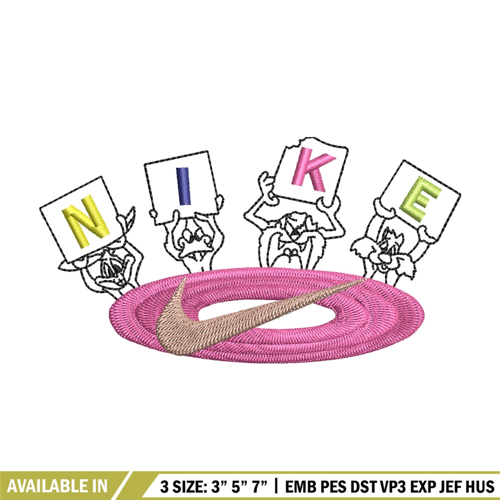 Nike cartoon embroidery design, Cartoon embroidery, Nike design, Embroidery shirt, Embroidery file, Digital download.jpg