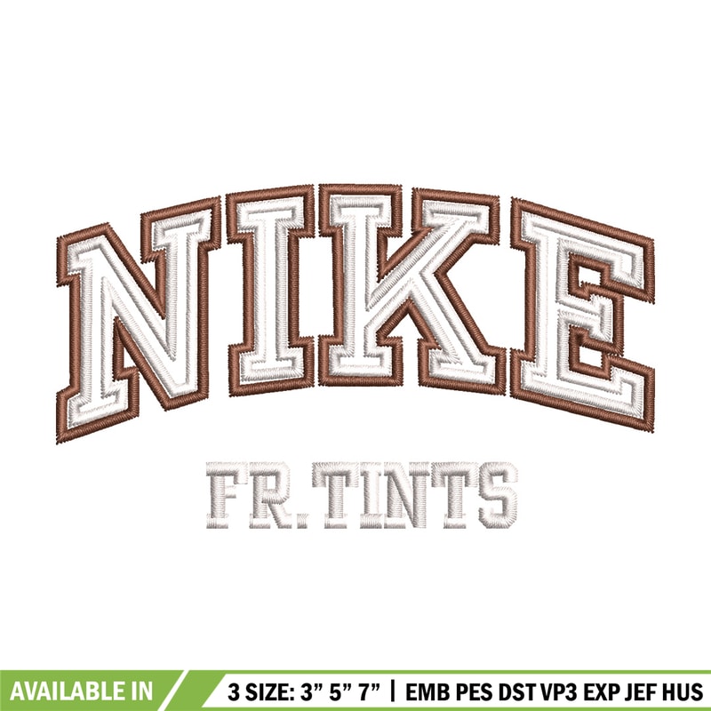 Nike fr tints embroidery design, Nike embroidery, Nike design, Embroidery shirt, Embroidery file,Digital download.jpg