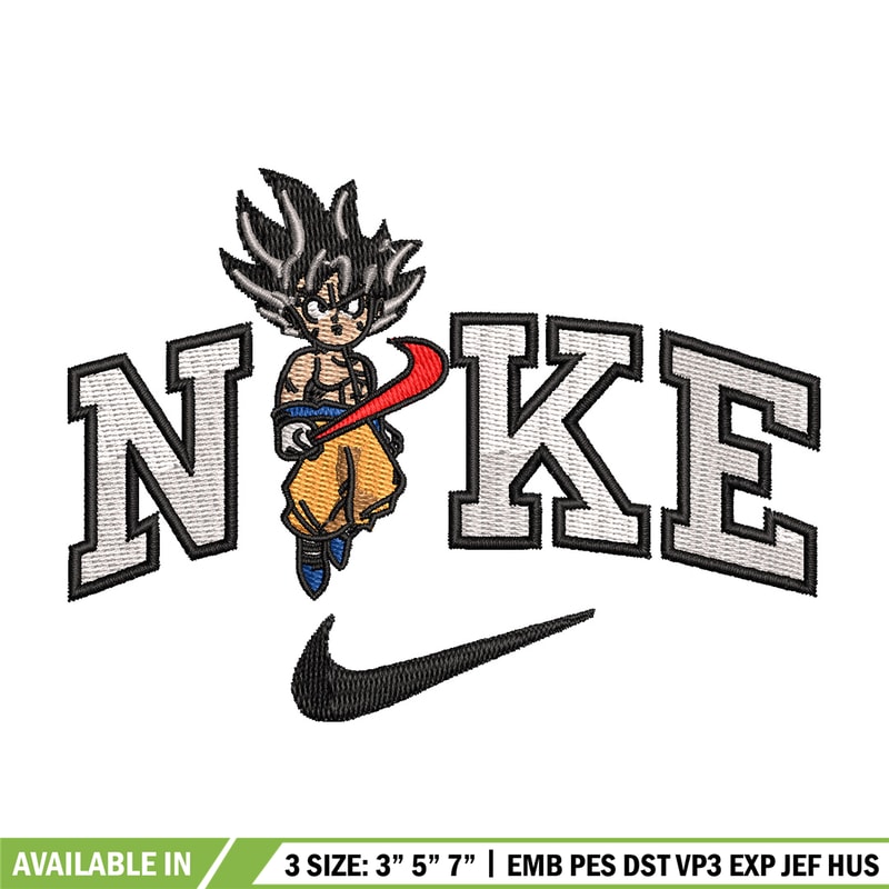 Nike goku kid embroidery design, Nike embroidery, Anime design, Embroidery shirt, Embroidery file, Digital download.jpg
