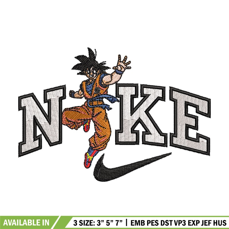 Nike goku man embroidery design, Nike embroidery, Anime design, Embroidery shirt, Embroidery file, Digital download.jpg