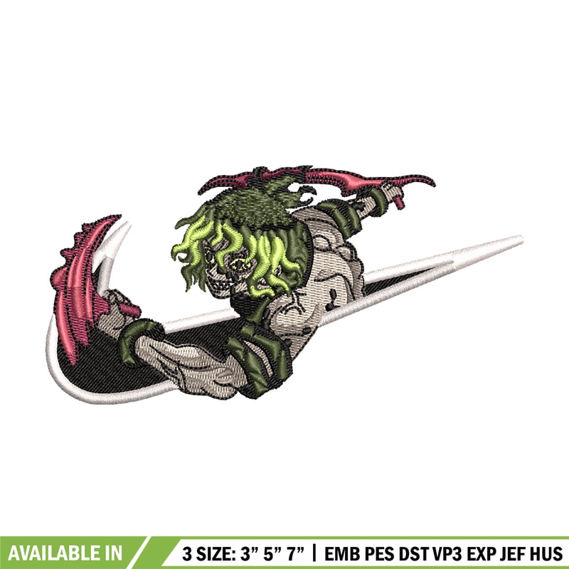 Nike Gyutaro embroidery design, Kimetsu no Yaiba embroidery, nike design, anime shirt, digital download.jpg