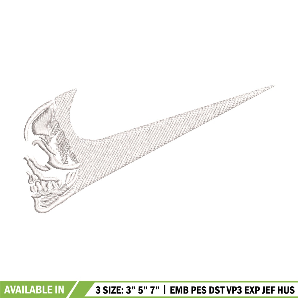 Nike horror embroidery design, Horror embroidery, Nike design, Embroidery shirt, Embroidery file, Digital download.jpg