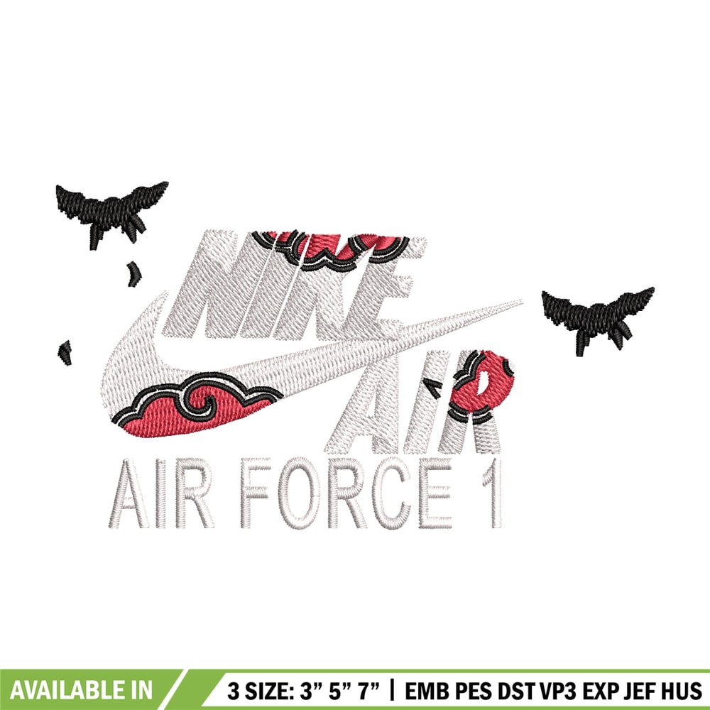 Nike itachi embroidery design, Naruto embroidery, Nike design,Embroidery file,Embroidery shirt,Digital download.jpg