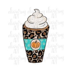 Pumpkin Spice Sublimation PNG Design | Hand Drawn | Watercolor | Digital Download | wild about pumpkin spice | fall desi