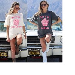 man i feel like a bride comfort colors cowgirl bachelorette bridal party shirts, let's go girls nashville bachelorette,