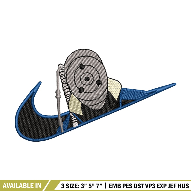 Nike Obito embroidery design, Naruto embroidery, Nike design, anime design, anime shirt, Digital download.jpg