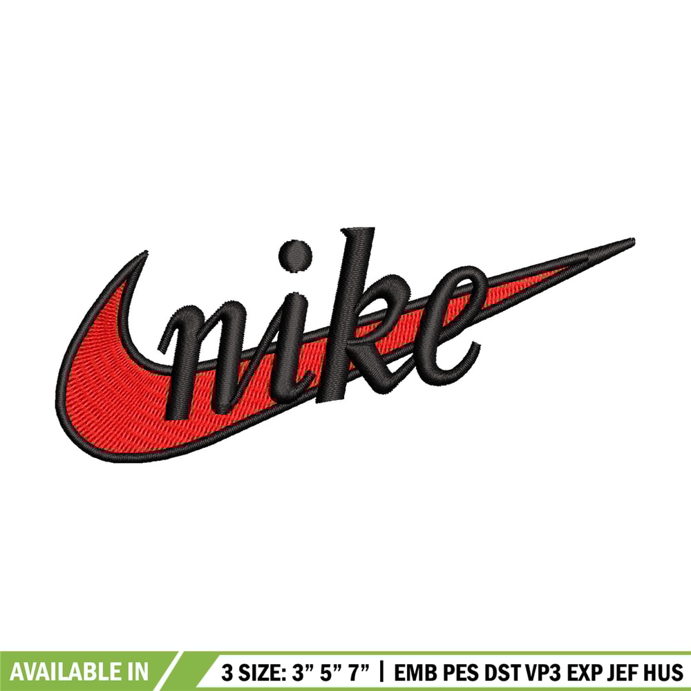 Nike red embroidery design, Nike embroidery, Nike design, Embroidery file,Embroidery shirt, Digital download.jpg