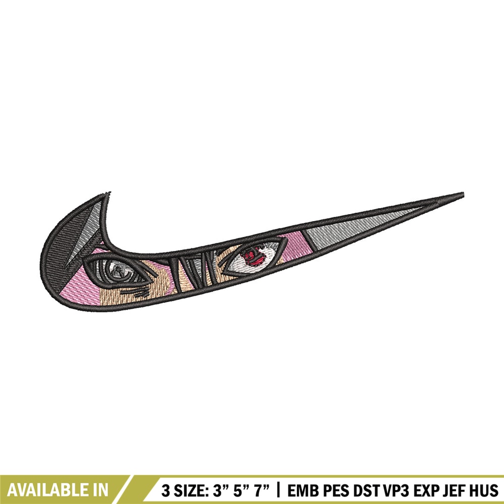 Nike sasuke eyes embroidery design, Naruto embroidery, Nike design,Embroidery file,Embroidery shirt,Digital download.jpg