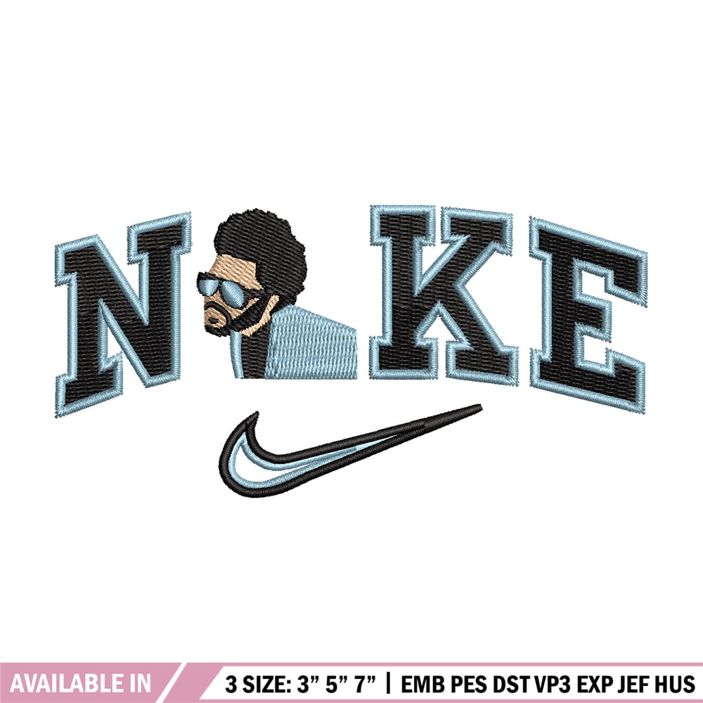 Nike weeknd embroidery design, The weeknd embroidery, Nike design, Embroidery shirt, Embroidery file, Digital download.jpg