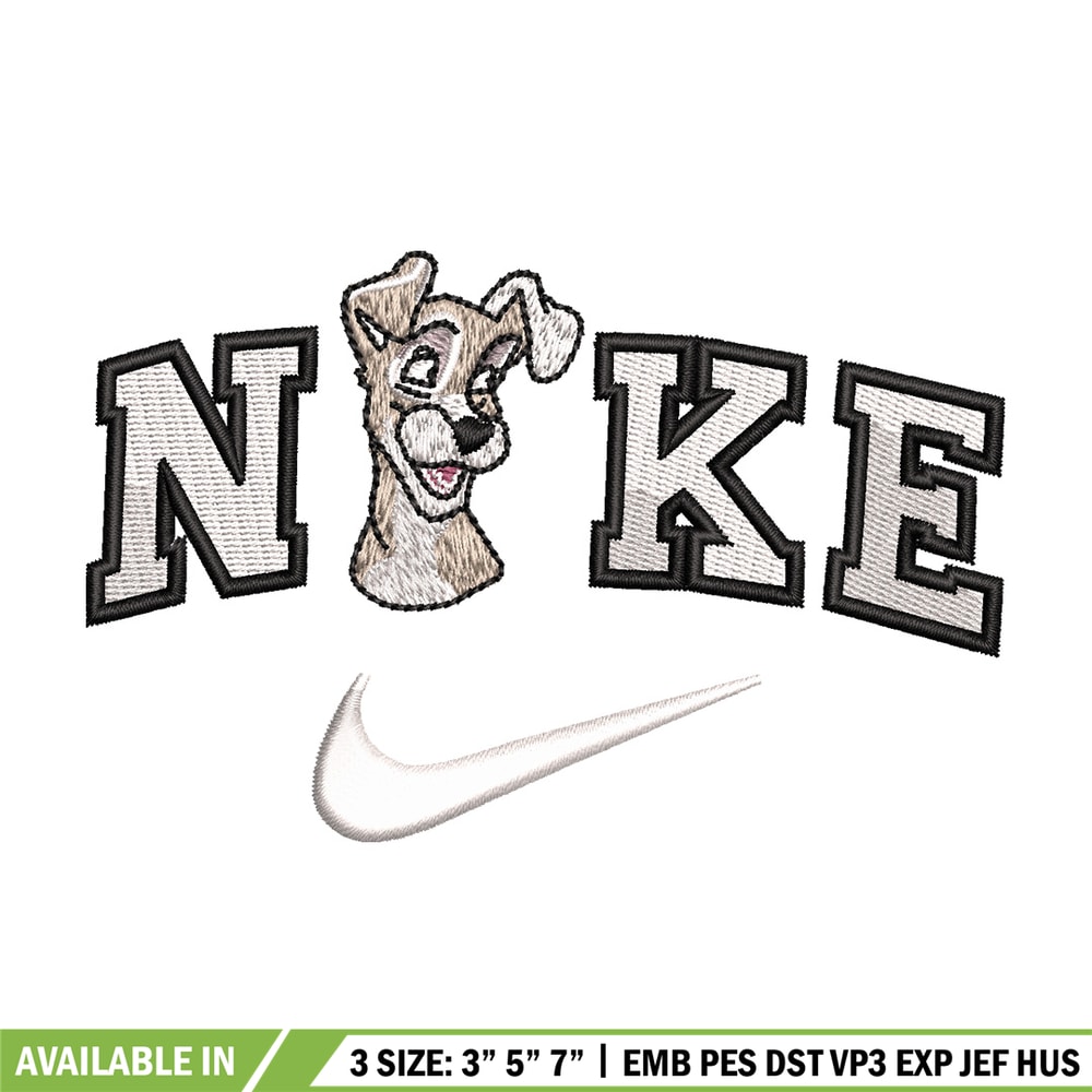 Nike white dog embroidery design, Dog embroidery, Nike design, Embroidery shirt, Embroidery file, Digital download.jpg
