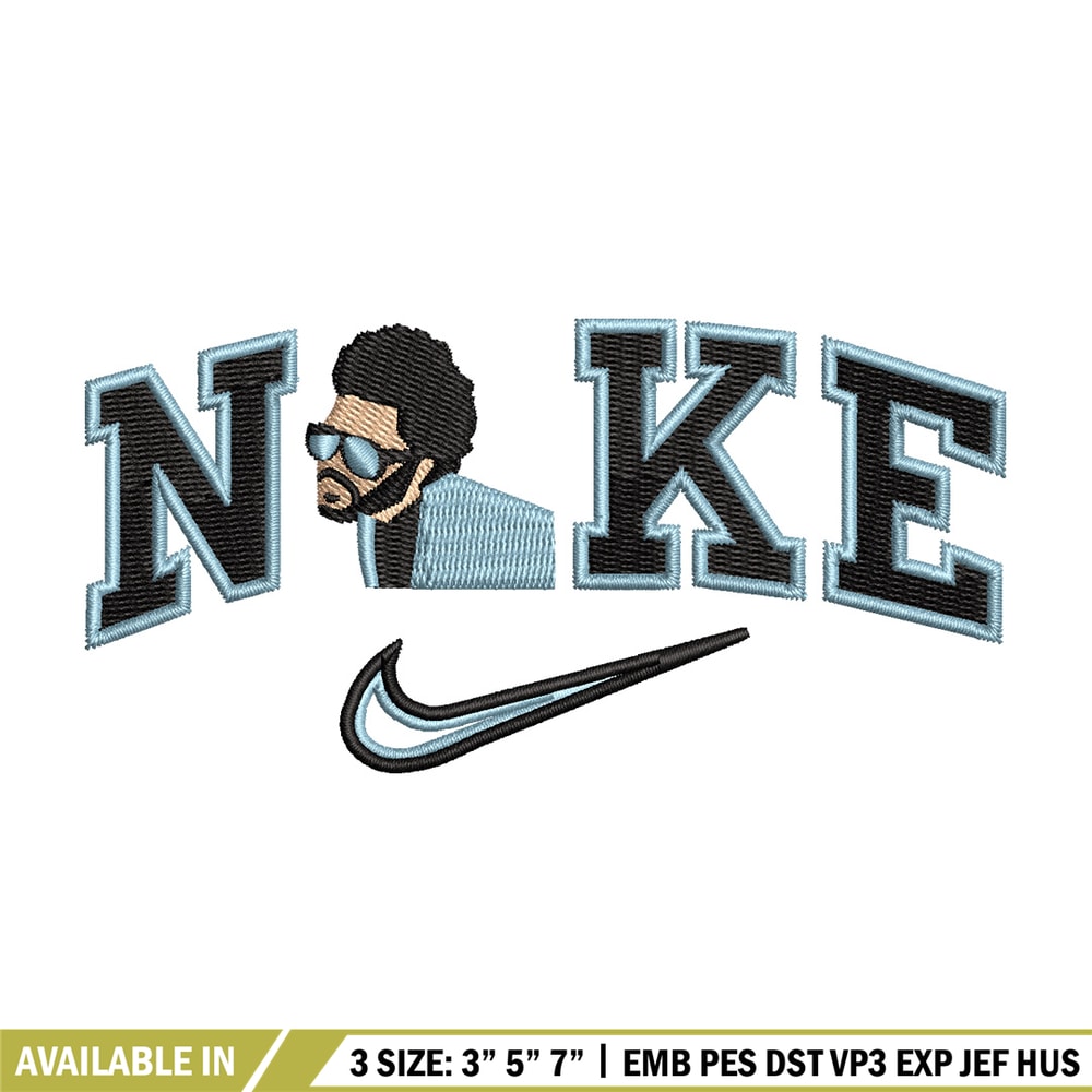 Nike weeknd embroidery design, The weeknd embroidery, Nike design, Embroidery shirt, Embroidery file, Digital download.jpg