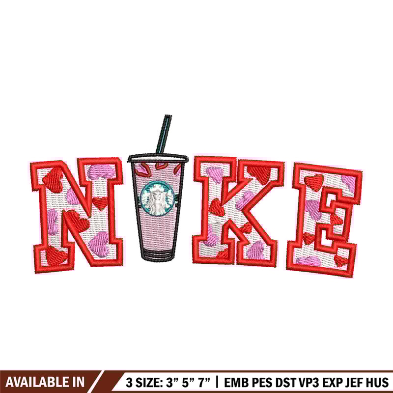 Nike starbuck embroidery design, Starbuck embroidery, Nike design, Embroidery shirt, Embroidery file,Digital download.jpg