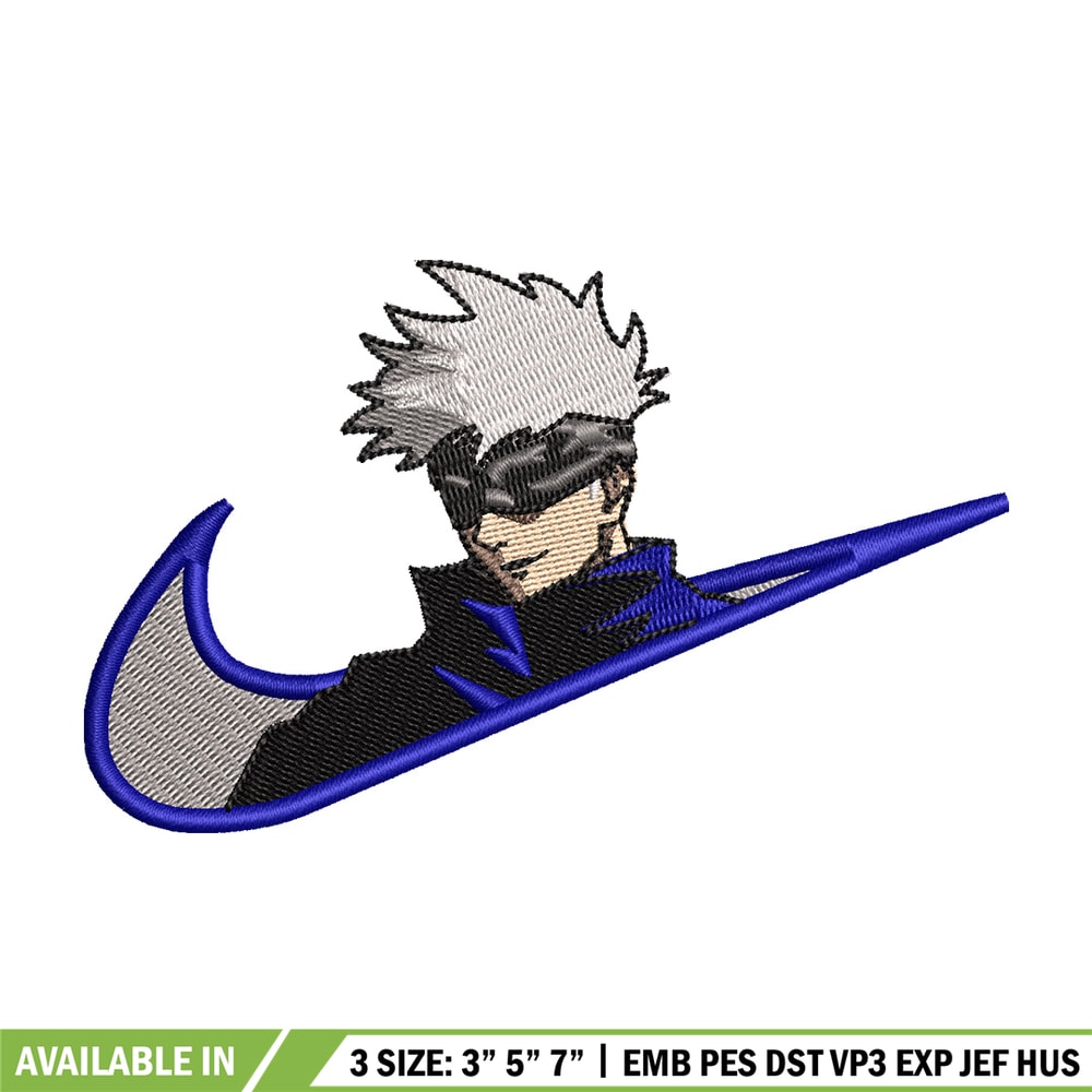 Nike x gojo embroidery design, Jujutsu embroidery, Nike design, Embroidery shirt, Embroidery file,Digital download.jpg
