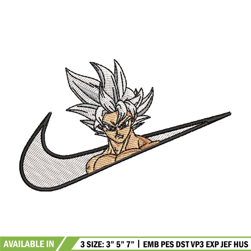 Nike x goku embroidery design, Dragonball embroidery, Nike design, Embroidery shirt, Embroidery file, Digital download.jpg