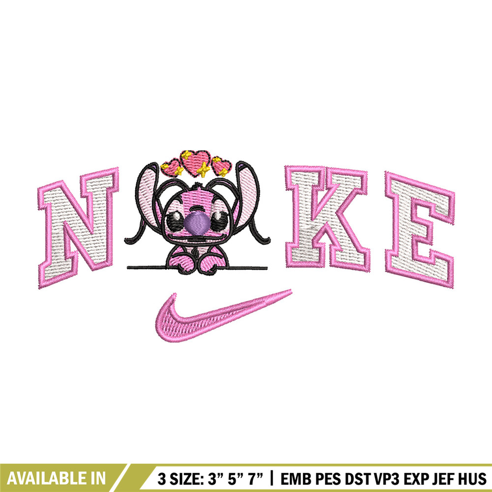 Nike x pink stitch embroidery design, Stitch embroidery, Nike design, Embroidery file,Embroidery shirt, Digital download.jpg