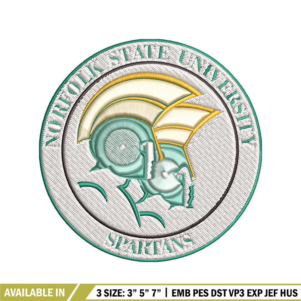 Norfolk State Spartans embroidery, Norfolk State Spartans embroidery, logo Sport, Sport embroidery, NCAA embroidery..jpg
