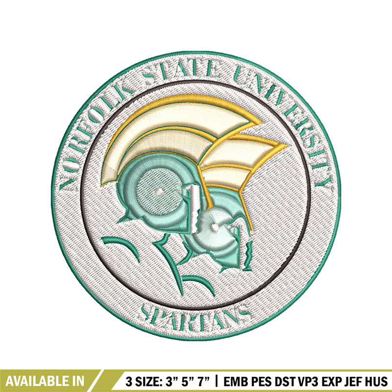 Norfolk State Spartans embroidery, Norfolk State Spartans embroidery, logo Sport, Sport embroidery, NCAA embroidery..jpg