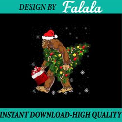 bigfoot christmas tree png/ xmas gifts / merry christmas png / happy holidays / christmas eve / xmas party sublimation