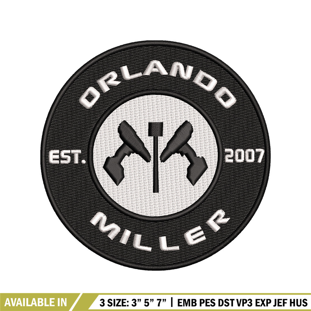 Orlando Miller Installations embroidery design, logo embroidery, logo design, embroidery file, Digital download..jpg