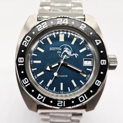 Vostok Amphibia Scuba dude 2431 Diver 200M 17003B Aquamarine Dial Brand New men's 24-hour mechanical automatic watch