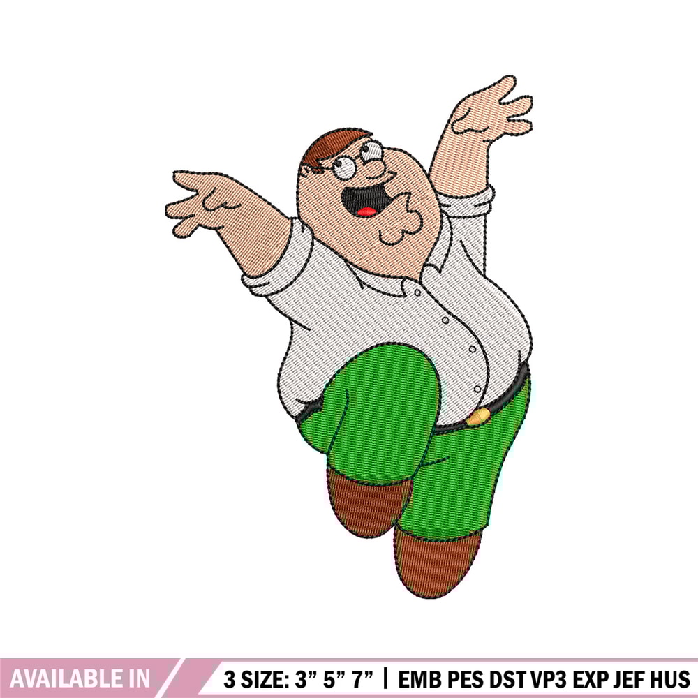 Peter funny embroidery design, Family guy embroidery, Embroidery file, Embroidery shirt, Emb design, Digital download.jpg