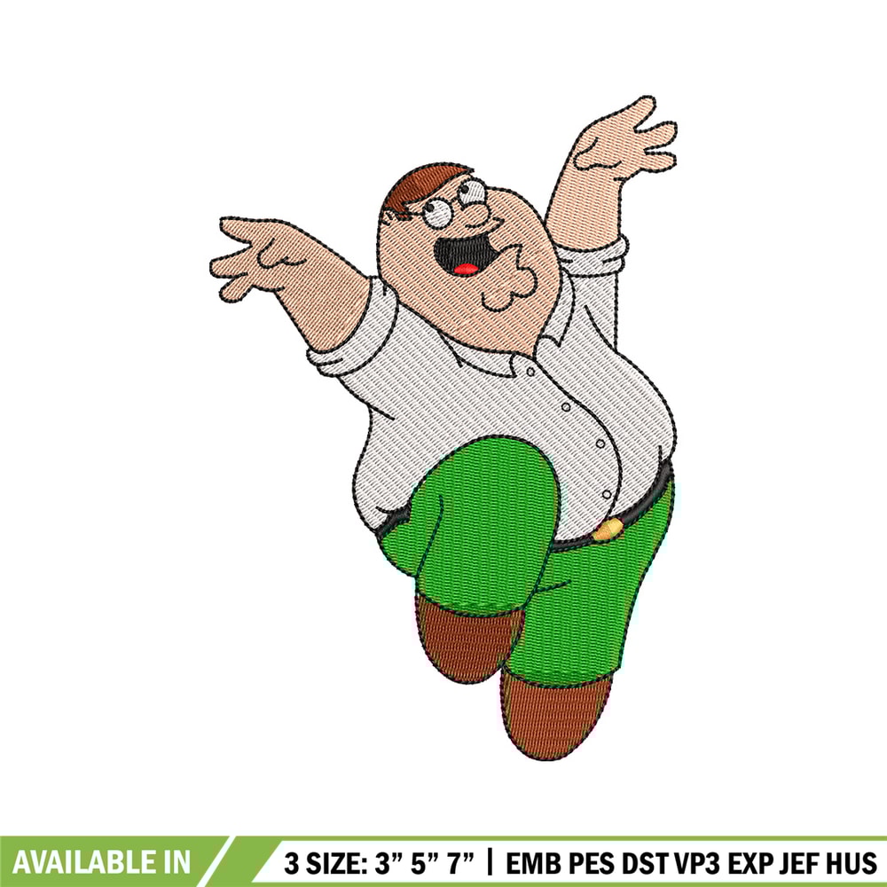 Peter funny embroidery design, Family guy embroidery, Embroidery file, Embroidery shirt, Emb design, Digital download.jpg