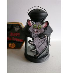 Machine Embroidery Design  Flying vampire cat toy(design and master class)