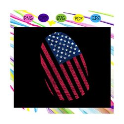 fingerprint american flag, america 4th of july patriotic svg, american svg, 4th of july svg, fourth of july svg, patriot