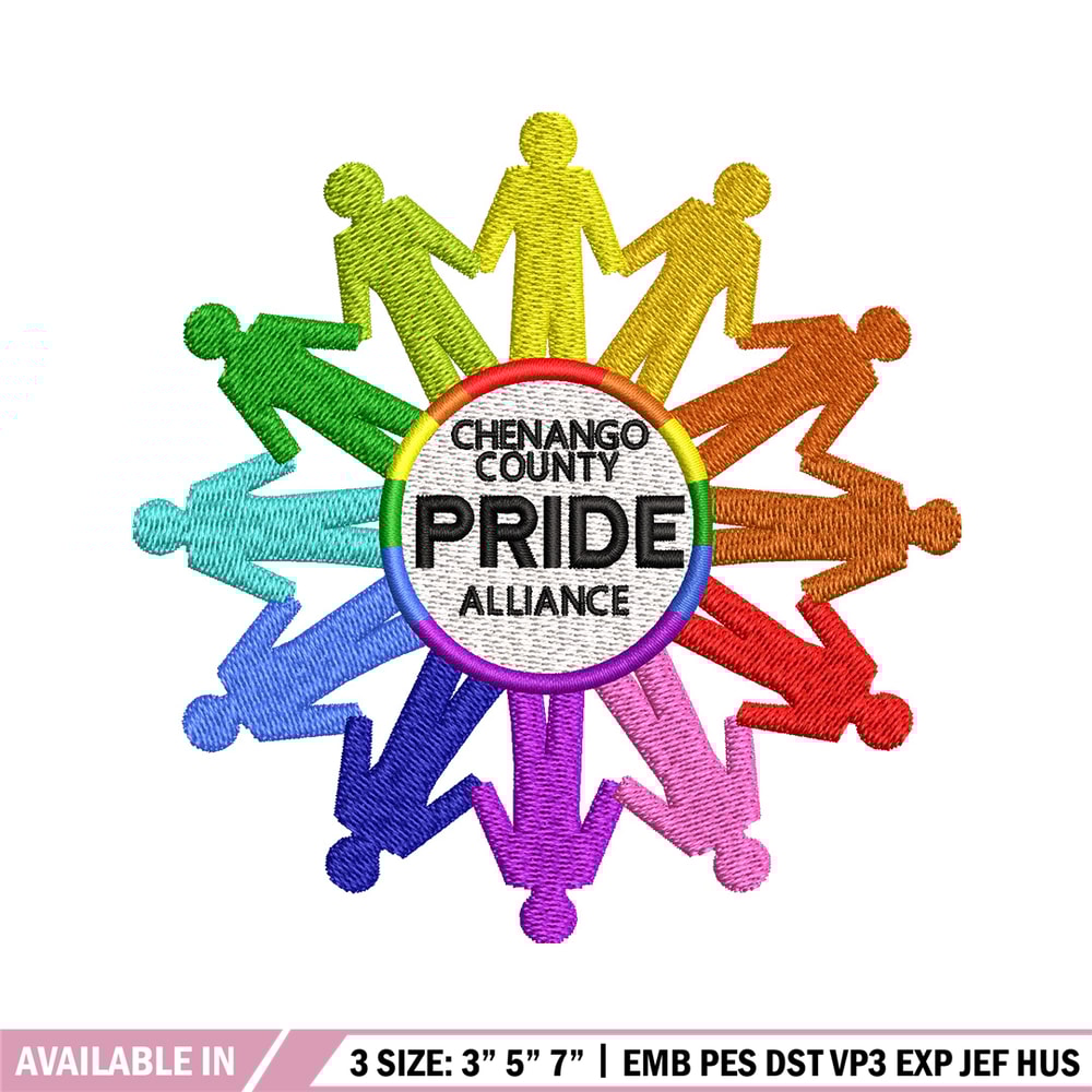 Pride embroidery design, Pride logo embroidery, Emb design, Embroidery shirt, Embroidery file, Digital download.jpg