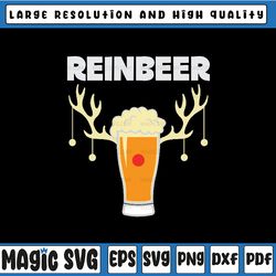reinbeer reindeer beer christmas svg png, reinbeer png, funny christmas beer svg png digital download