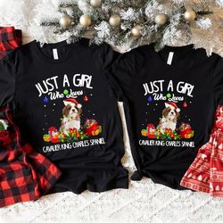 cavalier king charles spaniel merry christmas tshirt, dog christmas shirt, cavalier king charles spaniel dog shirt-a1106