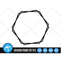 hexagon frame svg files | hexagon frame cut files | hexagon monogram vector files | hexagon frame border | hexagon basic